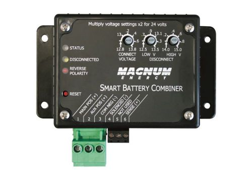 Magnum me sbc | smart battery combiner/25a combines 2 battery banks for charging