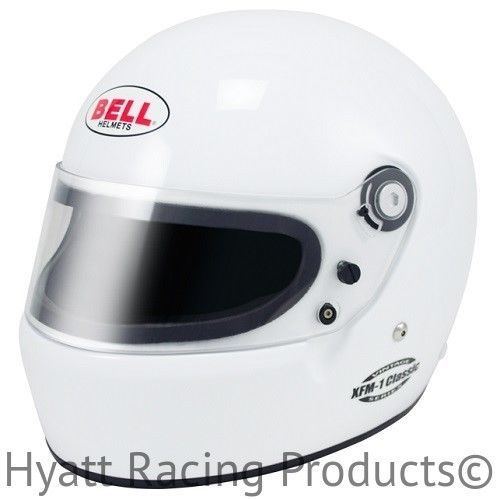 Bell xfm.1 classic auto racing helmet sa2010 &amp; fia8858 - xl (61-62) / white