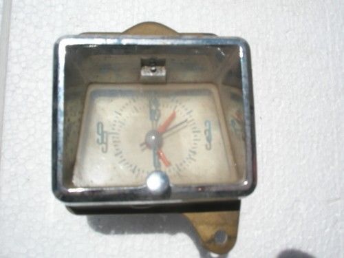 Vintage clock 1955 1956 ford chevrolet mopar 12v geo borg corp