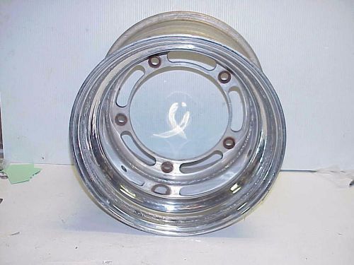 Real xl 15 x 12&#034; aluminum wide 5 wheel 5-1/4&#034; offset jr-06 imca late model weld