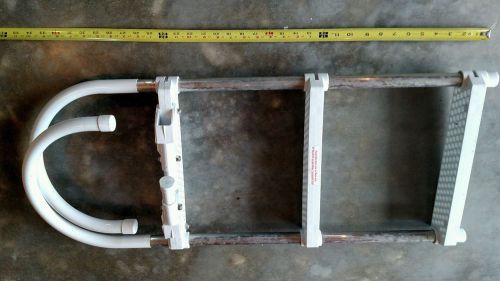 Boat ladder, 3&#039;, removable, folds up, excellent condition