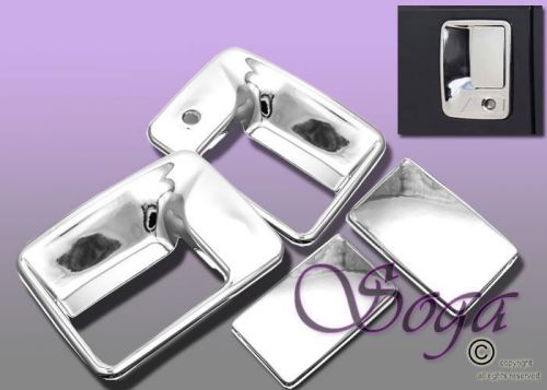 Fit ford f250 f350 f450 chrome door handle cover trim covers superduty us seller