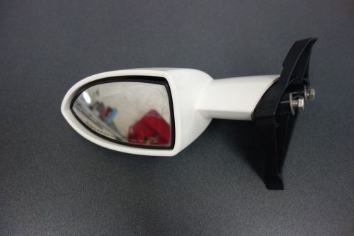 Seadoo oem left hand lh mirror and sheel assembly white 2007 rxt 215