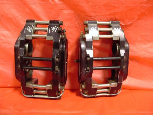 Pair outlaw superlite style brake calipers 1.75 1.62 pistons 1.25 rotor wilwood