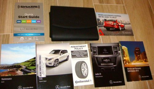 2015 mercedes glk full hand book owners manual with factory case voice