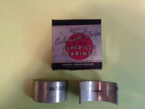 Federal-mogul antique rod bearings ~ 9870 cs standard