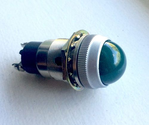 Vintage green dome gauge panel light hot rod 1 rare dead stock dialco old