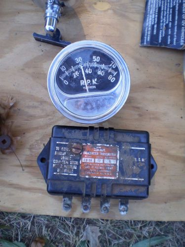 Rare sun tachometer eb-9a transmitter 8000 rpm 8 cylinder chevy ford mopar ◆
