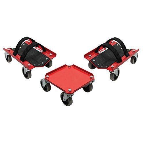 Extreme max 5800.0228 v-slides snowmobile dolly system, powdercoated steel