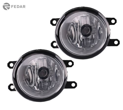 Fedar clear lens fog light fits 2011 2012 2013 toyota corolla (set of 2)