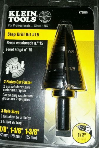 Klein tools step drill bit #15
