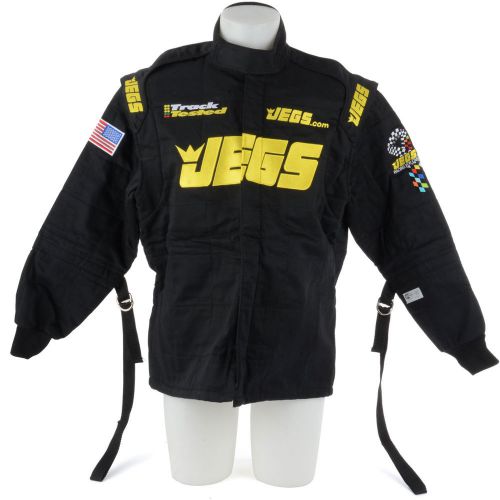 Jegs performance products 6001 black triple layer jacket medium