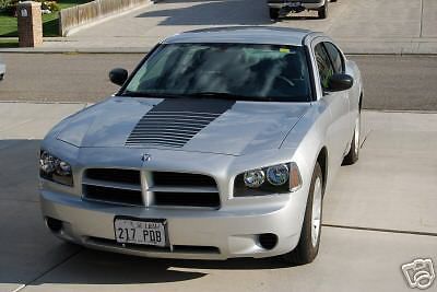 2006-2010 dodge charger fading hood stripe decal stickers