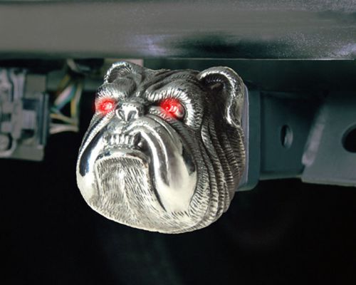 Chrome bulldog trailer hitch cover - extremely lifelike !!!!