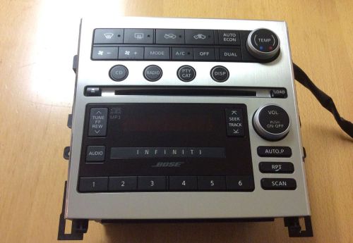 2006 g35 bose 6 cd disk changer and sound system