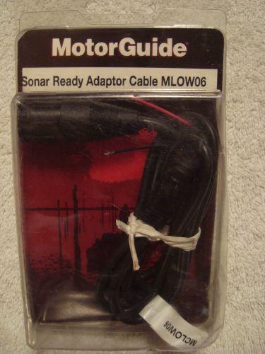 Motorguide lowrance or eagle sonar adapter cable mlow06 sonar ready transducer
