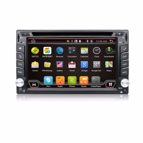 Android 4.4 in dash 2 din car stereo gps dvd player 6.2 bluetooth radio 3g wifi
