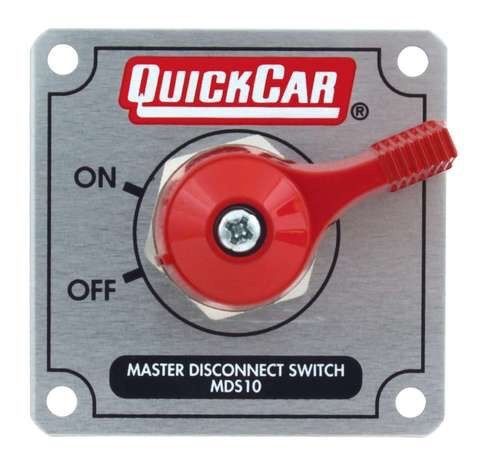Quickcar master disconnect switch silver 55-021