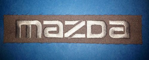 Rare vintage 1990&#039;s mazda iron on employee work shirt uniform jacket patch crest