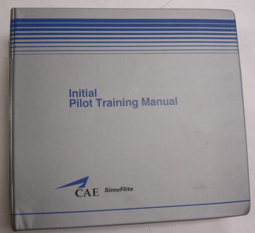 Gulfstream iii original cae simufflite initial pilot training manual