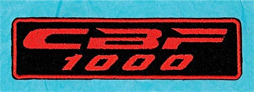 Honda cbf 1000  motorcycle  embroidered   iron on patch  - 5 1/4&#034; w x 1 1/2&#034; h