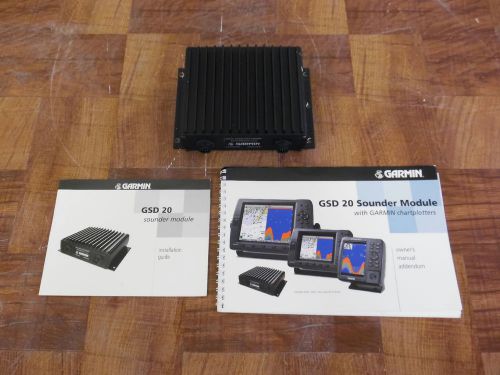 Garmin gsd20 sounder module w/manuals - similar to gsd21 - fully tested