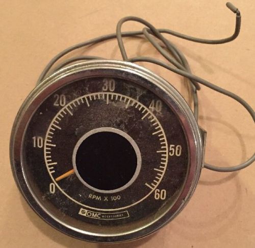 Vintage boat motorcycle alternator tachometer gauge meter omc accessories 121614