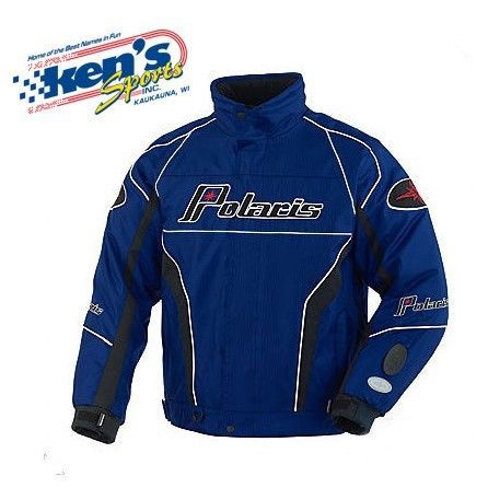 Polaris men&#039;s blue retro ripper winter snowmobile jacket 2863052_