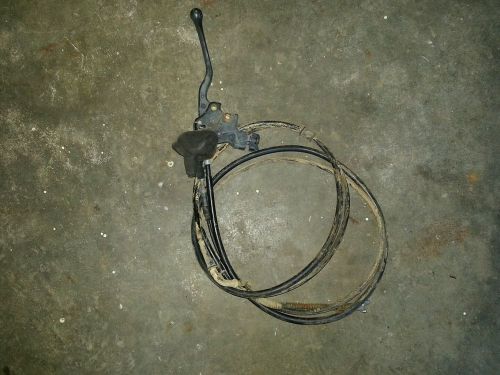 02 honda 350 rancher rear brake reverse lever with cables