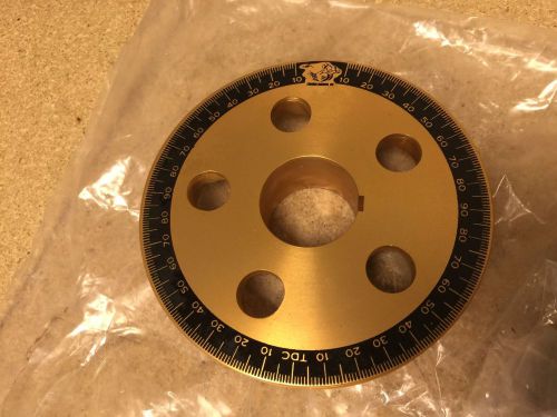 5&#034; vw power pulley sand seal dune buggy rare nos &#034;claudes buggies&#034; logo cb perf.