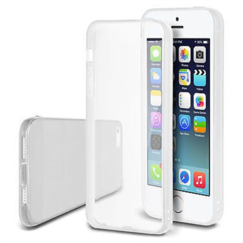 Transparent crystal clear soft tpu case skin cover for iphones 6 plus 5.5&#034; white