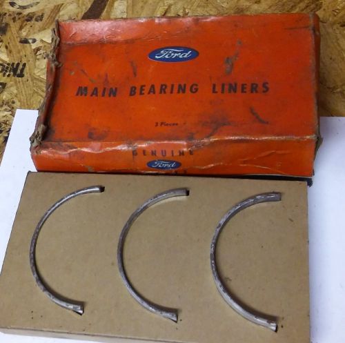 1941 ford v6 90 hp main bearing liners nos front or center nos in box 1ga-6333-a