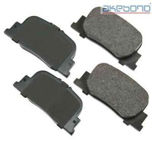 Disc brake pad-proact ultra premium ceramic pads rear akebono act835