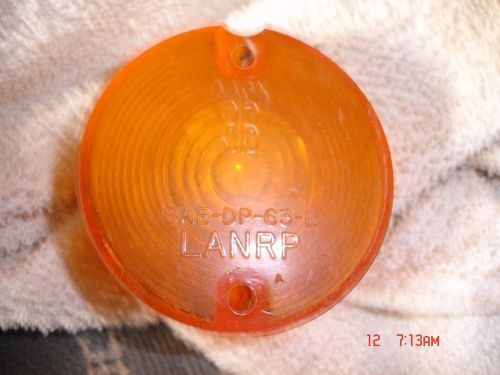 1963 64 dodge dart 63 plymouth valiant mopar amber park lamp lens 2448299