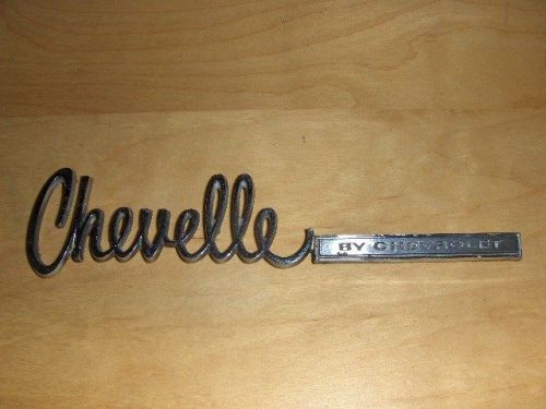 Chevelle by chevrolet emblem