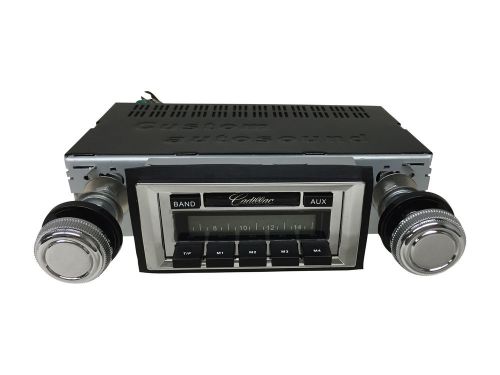 1969-1970 cadillac deville am fm stereo radio 200 watts mp3 custom autosound _