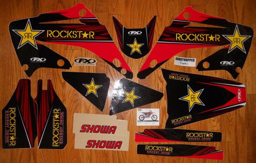 Honda rockstar cr125 cr250 graphics kit 2004 2005 2006 2007 2008 18-07320