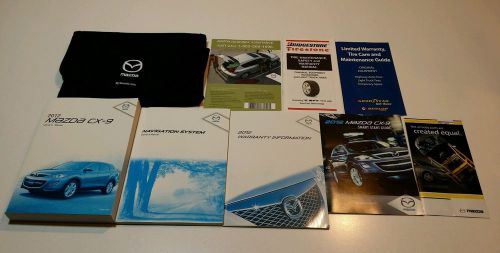 2012 mazda cx-9 navigation owners manual grand touring touring v6 3.7l awd 2wd
