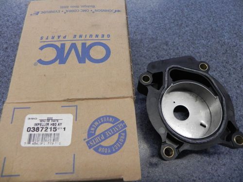 Evinrude johnson outboard water pump hsg  p# 387215 complete factory oem part!!!