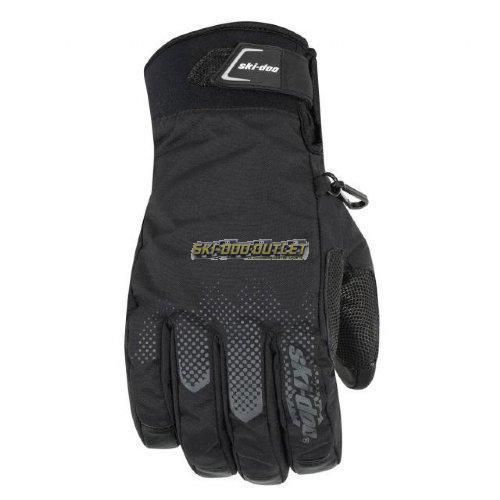 2017 ski-doo grip gloves - black