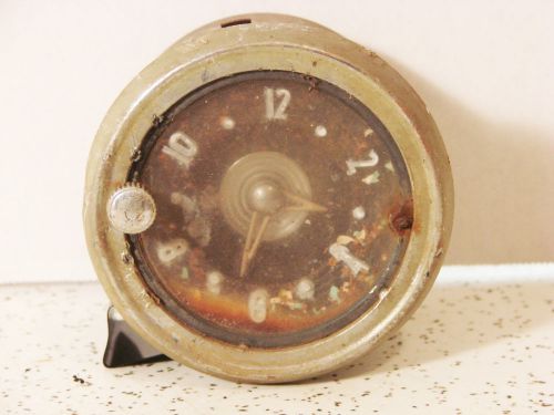 1953-1954 chevrolet bel air new haven stem wind dash clock #2