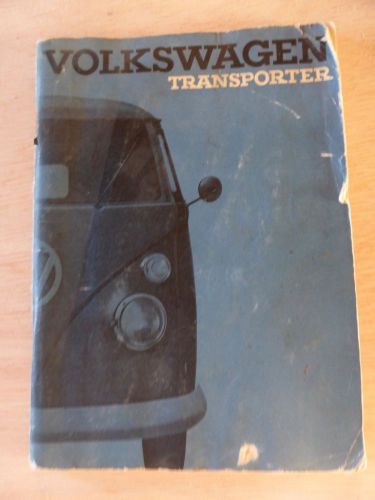 Vw  transporter owners manual 1964