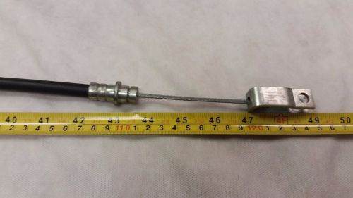 Golf cart brake cable 49&#034; in length, linkages on one end