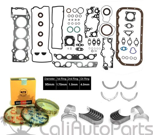 91-97 toyota previa supercharged 2.4l dohc 2tzfe 2tzfze *engine re-ring kit*