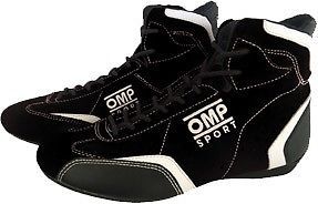 Omp sport 2015 shoe - size 10, black - fia and sfi rated