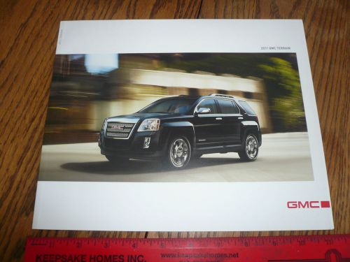 2011 gmc terrain sales brochure