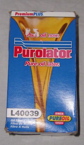 Purolator l40039 oil filter premium plus mercedes benz new