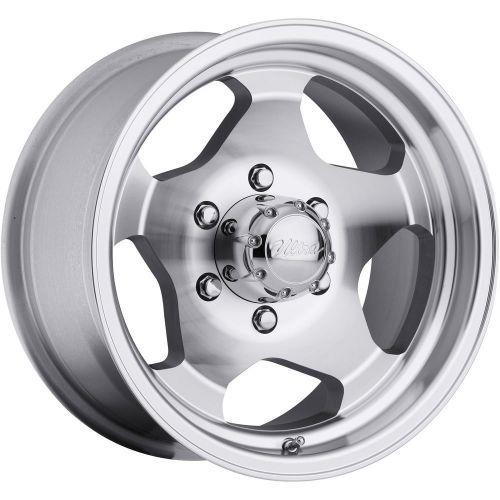 16x8 machined ultra type 50 51 6x5.5 +25 wheels general grabber at2 265/70r16