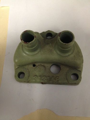 Omc exhaust manifold end cap vintage 312148  new! free shipping!