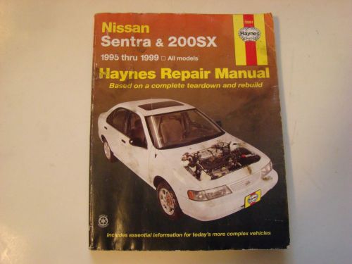 Nissan sentra &amp; 200sx haynes repair manual